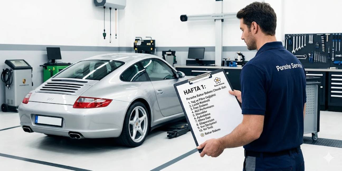 Porsche Bahar Bakımı Check-list: 10 Kritik Adım